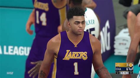 D Lakers S2 Ep 5 Vs Hornets In Charlotte NBA 2K17 MyLeague YouTube