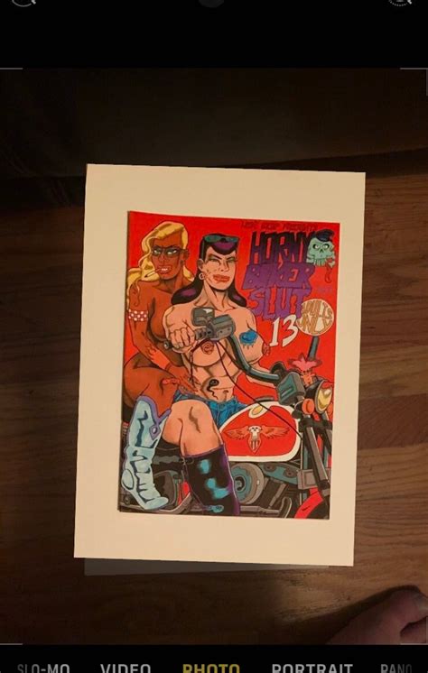 Horny Biker Slut 13 Underground Adult Comic Book John Howard James Burchett New Condition