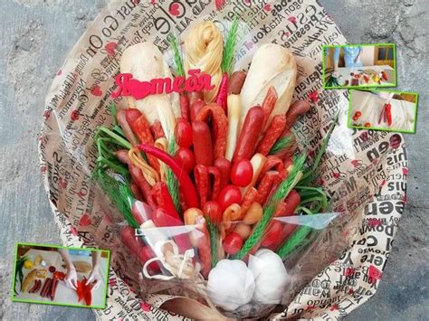 Делаем вкусный букет для мужчины своими руками