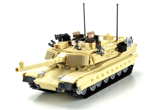 Ultra M1a2 Abrams Main Battle Tank Made With Real LEGO® Bricks
