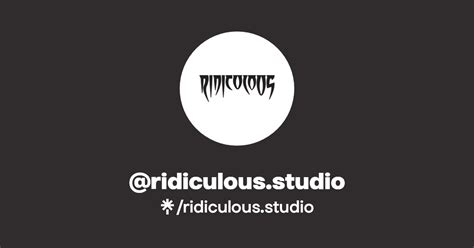 Ridiculousstudio Instagram Facebook Tiktok Linktree