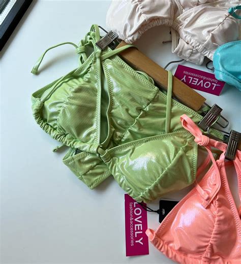 Kupaći kostim Bikini perla pistać L LOVELY