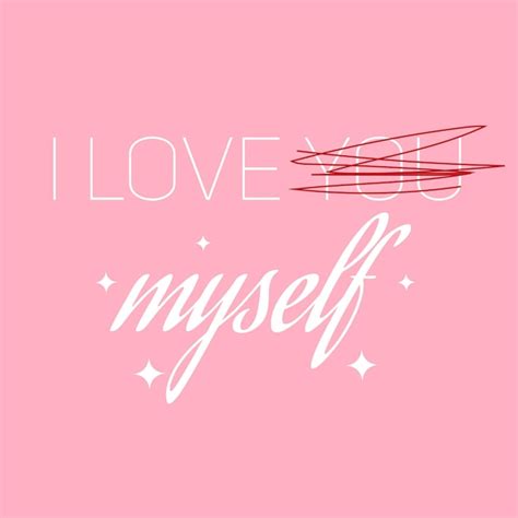 Premium Vector I Love Myself Self Love Concept Suitable For