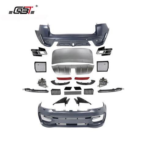 Gbt Body Kit Front Rear Bumper Headlight Grille And Led Taillight For