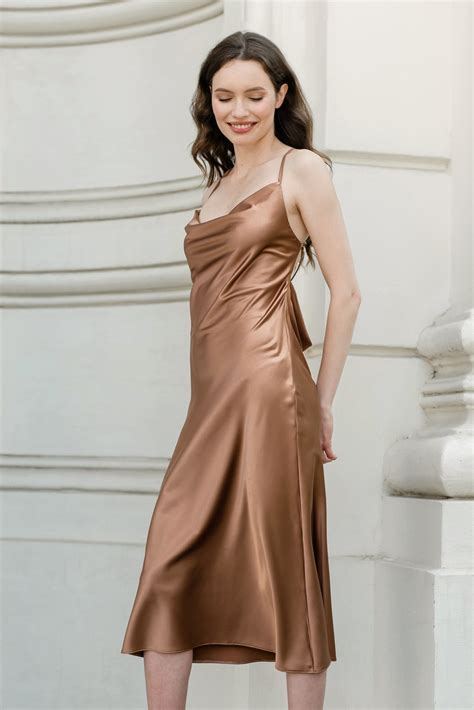 Buy Silk Nightgown Sexy Strappy Satin Long Nighty IDentity Lingerie