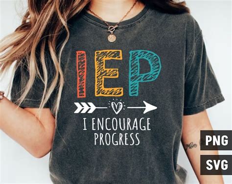 Iep Teacher Shirt Svg File Etsy