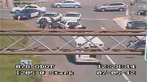 Officers Fire Taser To Stop Naked Man Running Through Traffic