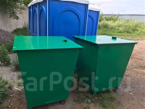 Бак для мусора с Крышкой, новый, в наличии. Цена: 10 500₽ во Владивостоке