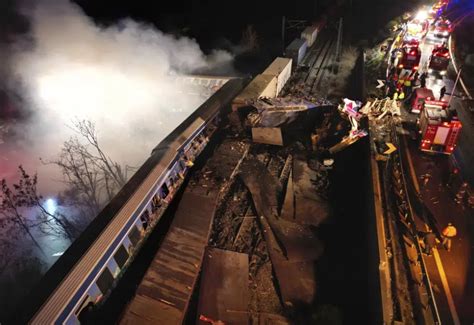 希腊发生两列火车相撞事故：死亡人数上升至26人全球速报澎湃新闻 The Paper