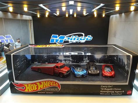 Set Hot Wheels Premium Diorama Set Exotic Hypercars