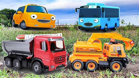 Mainan Mobil Mobilan Tayo Kereta Thomas Dump Truck Slender Crane