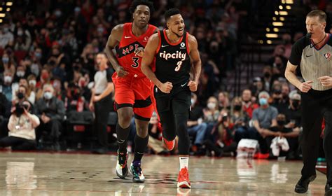 Trail Blazers Best Raptors At Moda To Extend Home Win Streak To Six