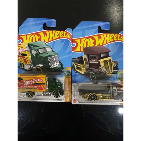 Hot Wheels Hw Haulers Series Hiway Hauler Fast Bed Hauler Shopee Malaysia