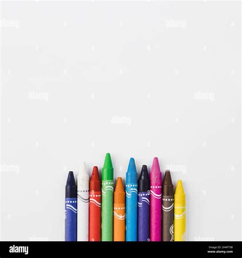 wavy row crayons. Resolution and high quality beautiful photo Stock ...