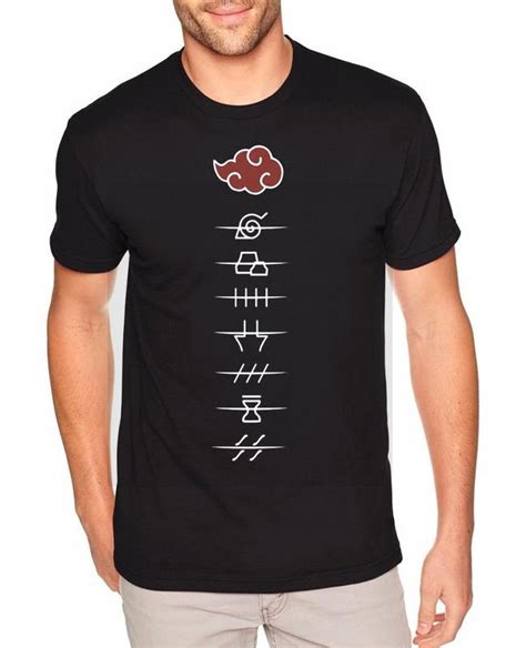 Camisa Naruto Akatsuki Camiseta Akatsuki Renegados Itachi Anime Top