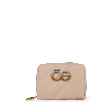 Cartera Chica Acolchada Material Reciclado Color Nude Cloe Factory Store