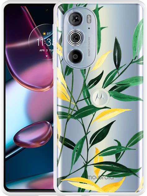 Cazy Hoesje Geschikt Voor Motorola Edge 30 Pro Watercolor Flowers Bol