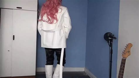 Playing In Pvc Coat Thigh Boots And Gloves Gay High Heels Porn Feat Leather Kirsten Xhamster