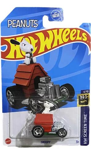 Hot Wheels Snoopy Peanuts Color Rojo Hw Screen Time Meses Sin Inter S