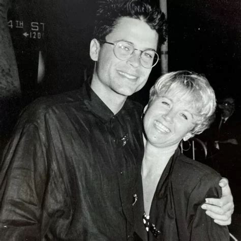 Vintage 1980s Rob Lowe With Girlfriend At Janet Jackson Party Photo 34