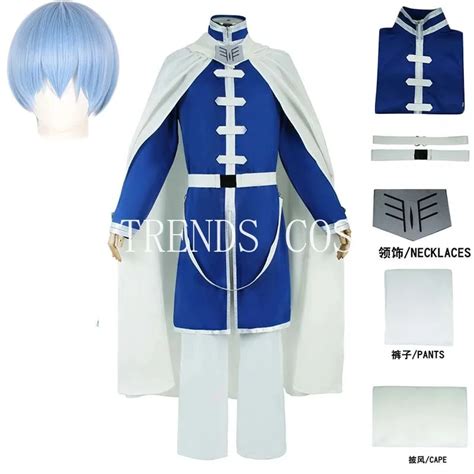 Sousou No Frieren Himmel Cosplay Costume Wig Anime Frieren At The