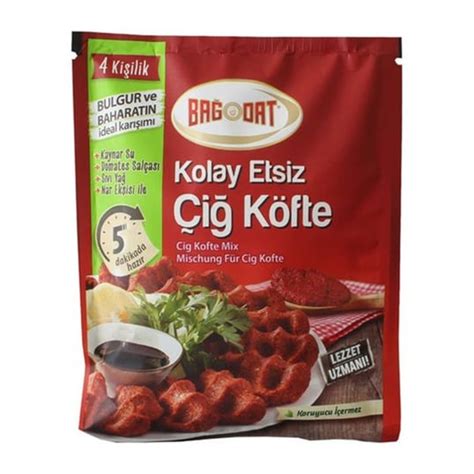 Bağdat Etsiz Çiğ Köfte Harcı 120 Gr Yerli Tüket