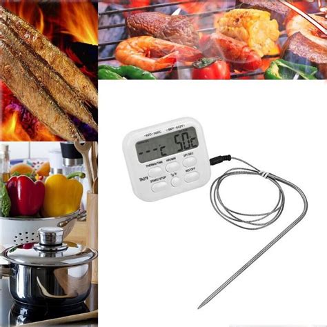 Essen Thermometer Grill Gefl Gel Ofen Braten Fleisch Temperatur