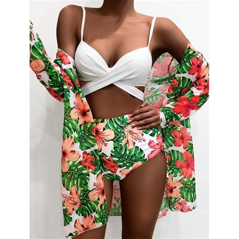 Bikini Beach Skirt Tunics For Beach Cover Up Swimsuit Women Ruffle Biquini Bathing Suit Summer