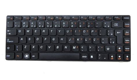 Teclado Notebook Lenovo G Series G50 80 Preto ABNT2 Sobraltech