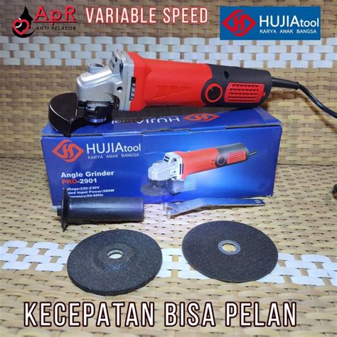 Jual Mesin Gerinda Canggih HUJIA 2901 Bisa Putar Pelan Variable Speed