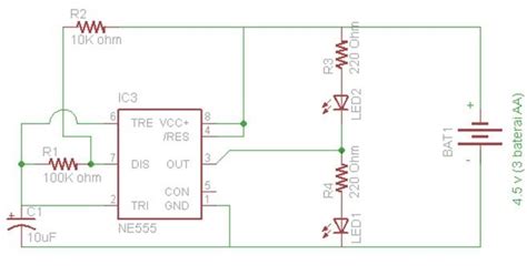 Praktek 2 Led Flip Flop Dengan Ic 555 Cara Mudah Belajar