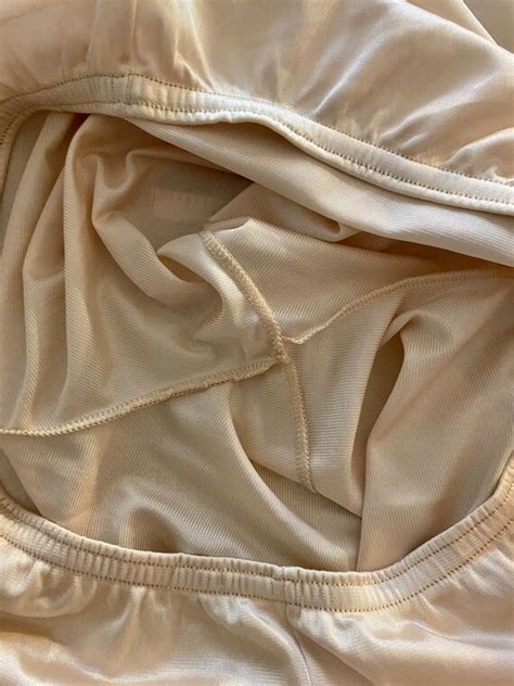 Vintage Adonna For Jc Penny Beige Nude Nylon And Lace Gem
