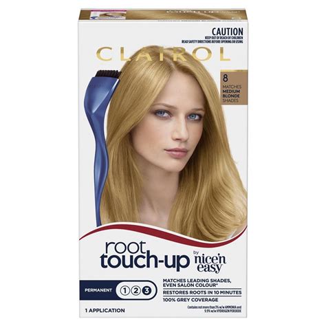 Buy Clairol Nice N Easy Root Touch Up Permanent Hair Colour Medium Blonde Online At Chemist
