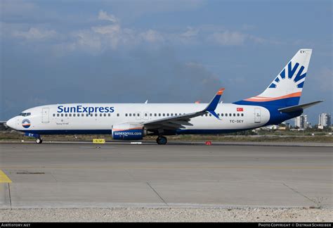 Aircraft Photo Of Tc Sey Boeing Hc Sunexpress Airhistory Net