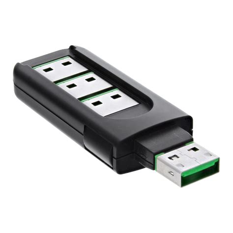 InLine USB-Portblocker - USB-A - 1 x Blocker Stift mit Aufbewahrung + 4 ...