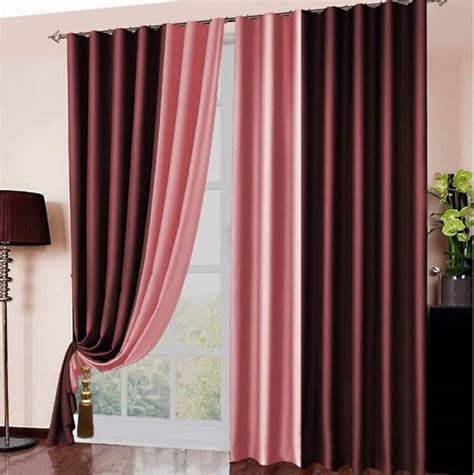 Комбинированные шторы из двух и более цветов: как сшить своими руками, фото