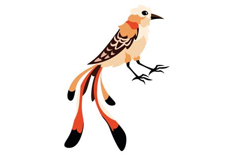 Oklahoma State Bird Scissor Tailed Flycatcher Svg Cut File By Creative