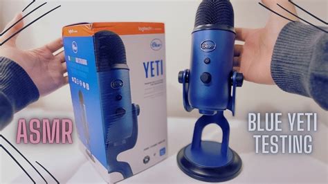 ASMR This Mic So Insane Unboxing Blue Yeti Microphone Detailed