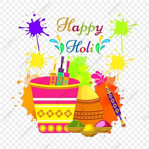 Happy Holi Festival Vector Hd Images Happy Holi Festival Colorful