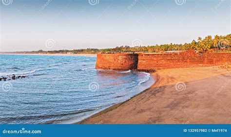 Aguada Fort. North Goa. India Stock Photo - Image of palms, candolim ...