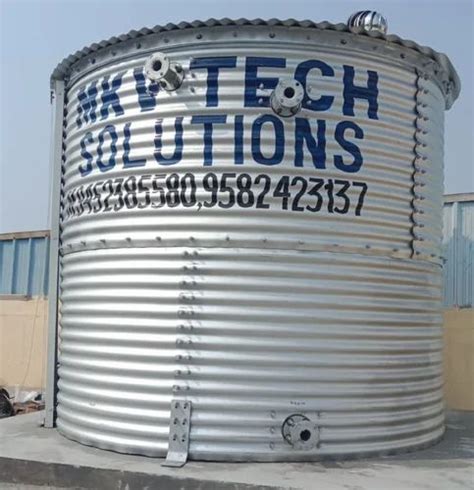 Zn Al Storage Tank Rain Water Harvesting Zincalume Water Storage