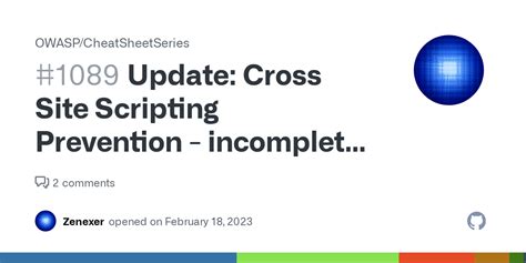 Update Cross Site Scripting Prevention Incomplete Update For Removal