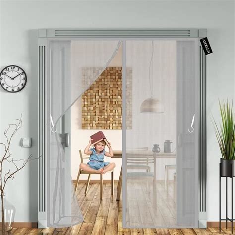 Moustiquaire Porte Magnetique 90 X 270 Cm Fermeture Automatique