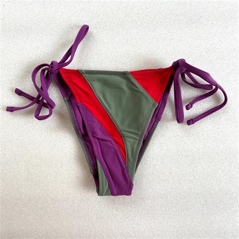 Tropic Of C Praia Patchwork Bikini Bottom Color Depop