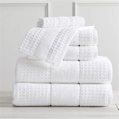 Wade Logan® Aneko Cotton Honeycomb Waffle Bath Towels And Reviews Wayfair