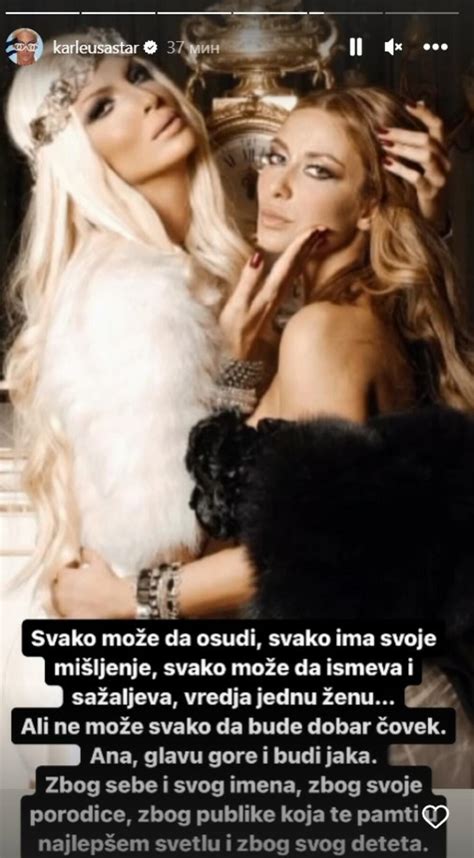 Jelena Karleu A Se Odmah Oglasila Vidjela Je Snimak Ane Nikoli Evo