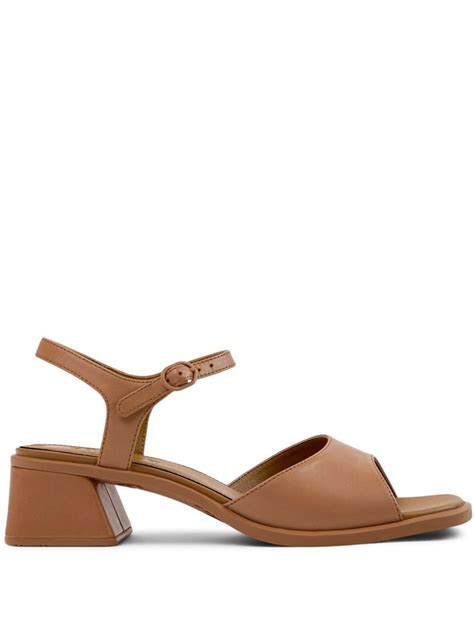Camper Heeled Sandals Woman Color Nude In Brown ModeSens
