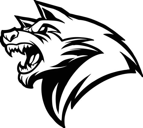 Wolf Head Side Drawing
