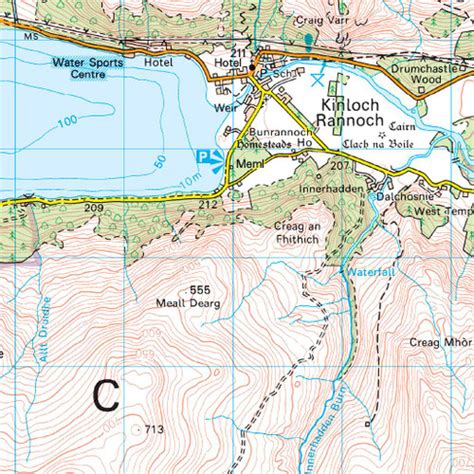 OS Map of Loch Tay & Glen Dochart | Landranger 51 Map | Ordnance Survey ...