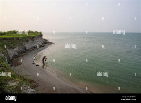 Beautiful Landscape View Of Padma River In Bangladesh Stock Photo Alamy